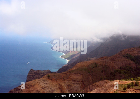 Waimea Canyon Rim Kauai HI Banque D'Images