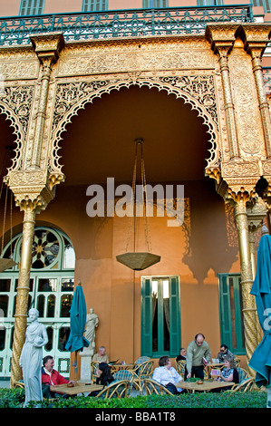 Egypte Le Caire Marriott Hotel Royal Palace de Gezira English British Angleterre Jardin Banque D'Images