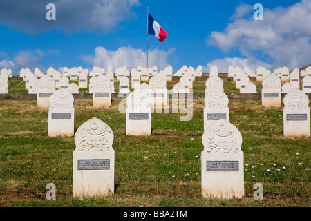 Des tombes de guerre, Memorial Park, Alsace, France Banque D'Images