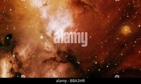 Galaxie vue par le télescope spatial Hubble de la NASA Banque D'Images