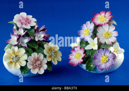 Assiette céramique fine ornaments part modelé Banque D'Images