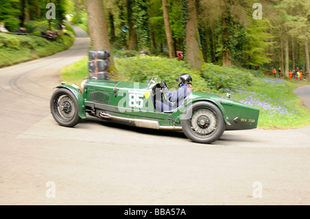 Riley 1930 Spécial 1093cc le haricot Wiscombe Hill Climb 10 Mai 2009 Banque D'Images