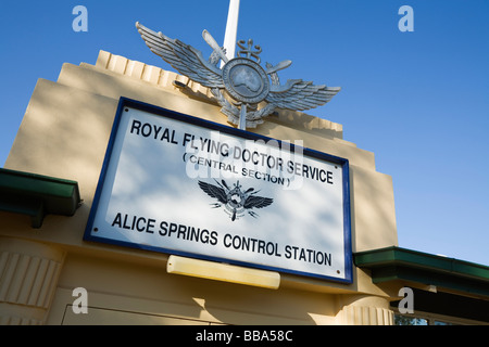 Royal Flying Doctor Service de base. Alice Springs, Territoire du Nord, Australie Banque D'Images