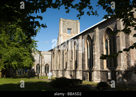 UK Angleterre Norfolk North Walsham Paroisse St Nicholas Church Banque D'Images