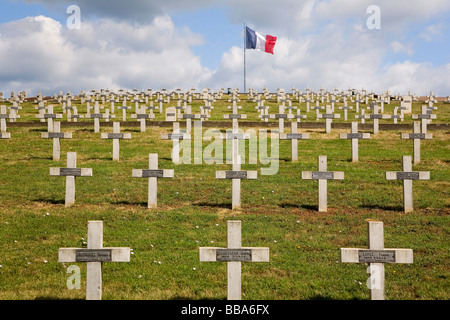 Des tombes de guerre, Memorial Park, Alsace, France Banque D'Images