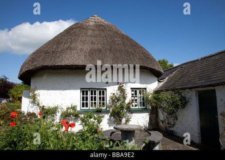 Chaumière Adare, comté de Limerick, Irlande Banque D'Images