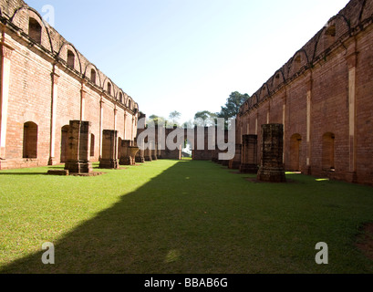 Paraguay.réductions jésuites.Église de réduction de Jésus.UNESCO World Heritage Site. Banque D'Images