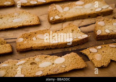 Biscuits aux amandes Banque D'Images