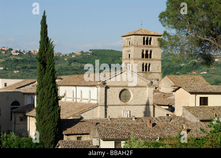 Abbaye bénédictine de Farfa Lazio Italie Banque D'Images