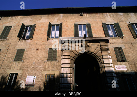 Italie, le Marche, Pesaro, Musei Civici, pinacoteca et musée de la céramique Banque D'Images