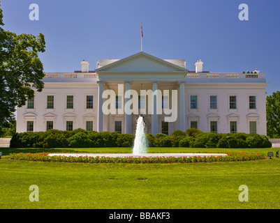 WASHINGTON DC USA White House north lawn Banque D'Images