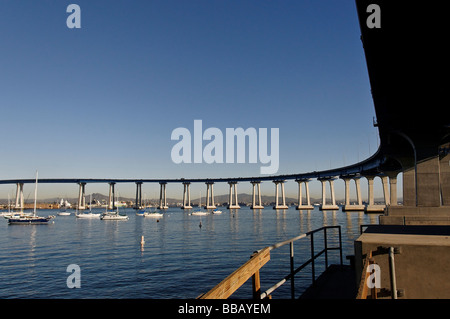 USA California San Diego Coronado Bridge Banque D'Images