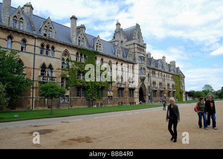 La façade sud du Christ Church College, Oxford Banque D'Images