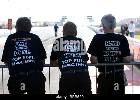 L'événement principal, FIA European Drag Racing à Santa Pod Raceway, Wellingborough, Royaume-Uni Banque D'Images