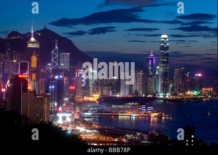 Cityscape de Braemer Hill, Hong Kong Banque D'Images