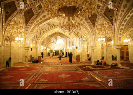 Mosquée Sayyidah Ruqayya dans le quartier Al-Amara de Damas Syrie. Banque D'Images