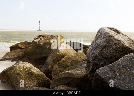 Morris Island Lighthouse Banque D'Images