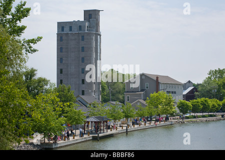 Canal Érié Pittsford Park New York Comté de Monroe Banque D'Images