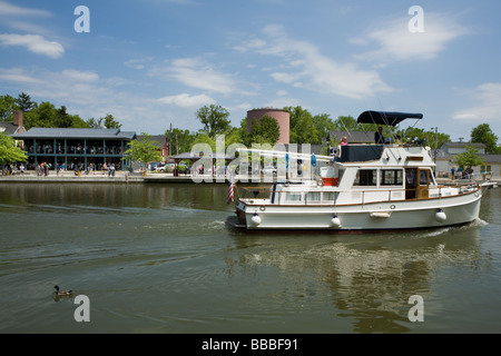 Canal Érié Pittsford Park New York Comté de Monroe Banque D'Images