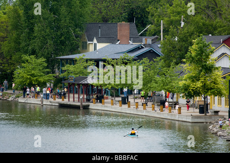 Canal Érié Pittsford Park New York Comté de Monroe Banque D'Images