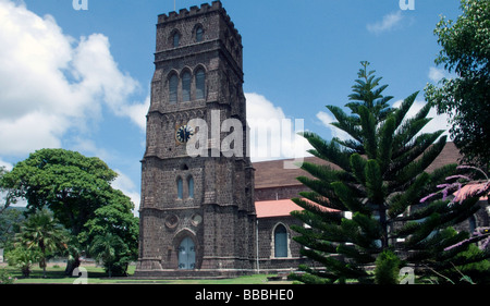 St George's Anglican Church Cayon Street capital Caraïbes St Kitts Basseterre Banque D'Images