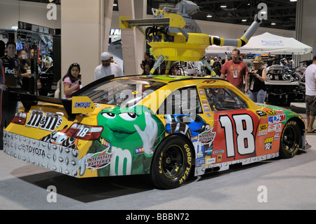 L'un des nombreux véhicules bizarres et inhabituelles sur l'affichage à l'intérieur du style de vie Expo Hall au cours de la Grand Prix Toyota courses Indy Car Banque D'Images