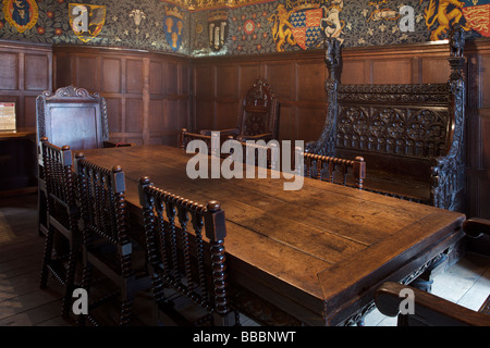 Ancienne salle du Conseil à St Mary's Guildhall, West Midlands, England, United Kingdom Banque D'Images