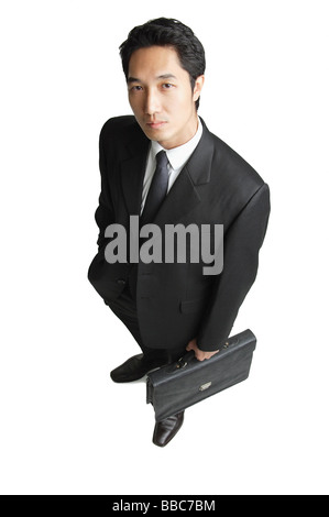 Businessman with briefcase Banque D'Images