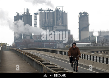 Evonik Degussa chemical plant, Wesseling, Cologne, Allemagne. Banque D'Images