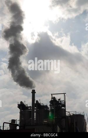 Evonik Degussa chemical plant, Wesseling, Cologne, Allemagne. Banque D'Images