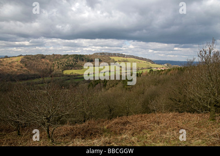 Opinions de l'dans worcestershire Clent Hills Banque D'Images