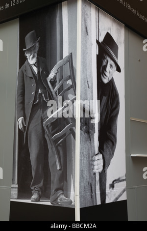 Affiche de l'exposition Picasso Cézanne Musée Granet Aix en Provence France Banque D'Images