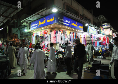 Souk de nuit Riyadh Arabie Saoudite Banque D'Images