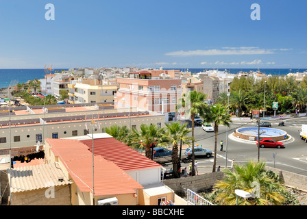 Un bel aperçu du petit village côtier de Arguineguin, Gran Canaria, Îles Canaries, Espagne, Europe, Banque D'Images