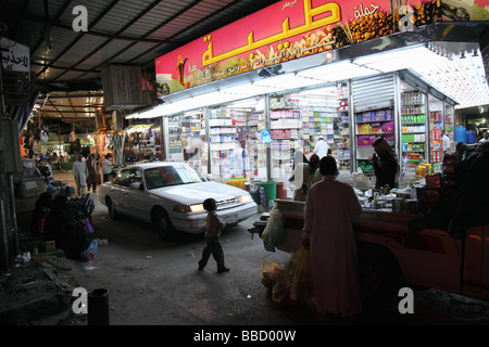 Souk de nuit Riyadh Arabie Saoudite Banque D'Images