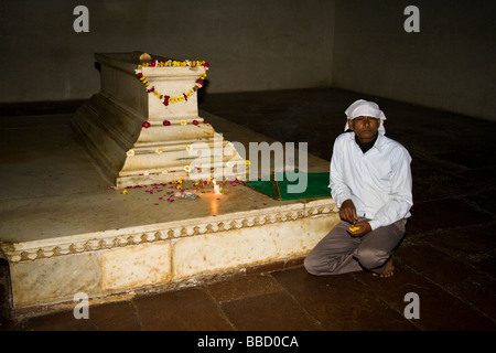 Le tombeau d'Akbar à Sikandra Mausolée, Akbar, près de Agra, Uttar Pradesh, Inde Banque D'Images