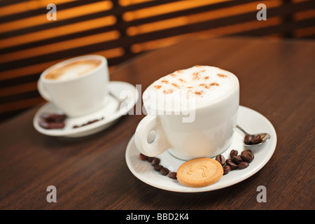 Deux tasses de café Banque D'Images