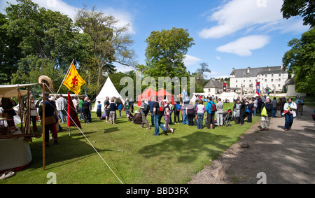 Traquair House Scotland Foire Médiévale 2009 Banque D'Images