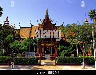 Musée National, Phnom Penh, Cambodge Banque D'Images