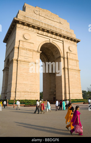 La porte de l'Inde, New Delhi, Delhi, Inde Banque D'Images