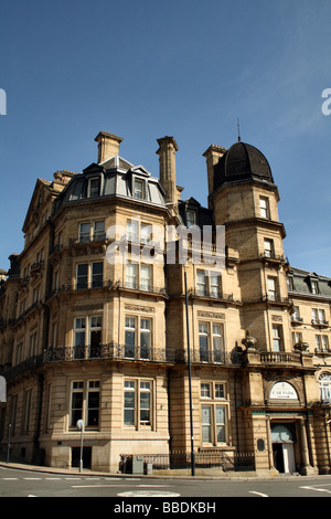 Midland Hotel Bradford a dispose d'un intérêt architectural. Comme Victoria Hôtel tout près aux liaisons ferroviaires un facteur Banque D'Images