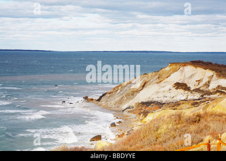 Gay Head Cliffs, Aquinnah, Martha's Vineyard, Massachusetts, USA Banque D'Images