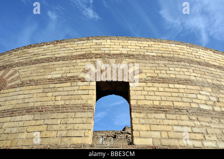 Mur extérieur de la forteresse de Babylone romaine en copte le Caire Egypte Banque D'Images