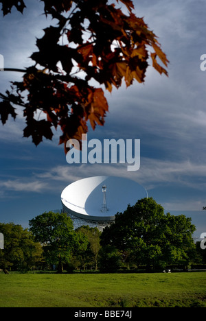 Le radiotélescope de Jodrell Bank Banque D'Images