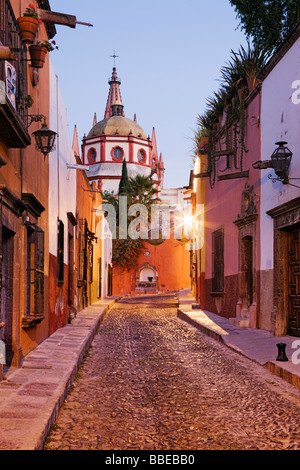 Scène de rue, San Miguel de Allende, Guanajuato, Mexique Banque D'Images