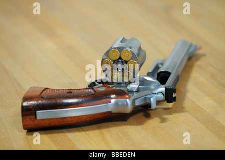 Close-up de Smith et Wesson Revolver Banque D'Images