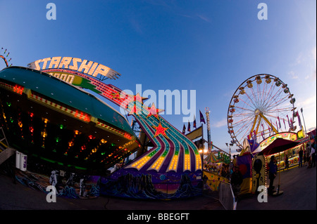 Amusementpark Rides, Toronto, Ontario, Canada Banque D'Images