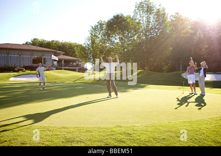 Des couples Golf, Burlington, Ontario, Canada Banque D'Images