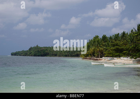 L'île de Siargao, Surigao del Norte, Mindanao, Philippines Banque D'Images