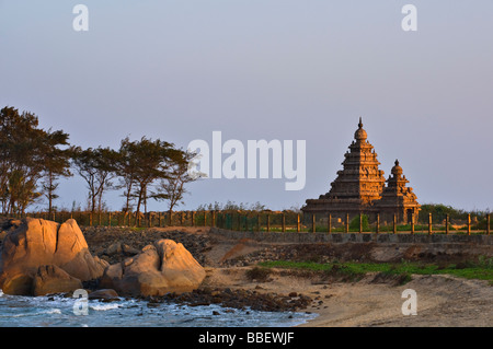 Shore Temple Mahabalipuram Tamil Nadu Inde Banque D'Images